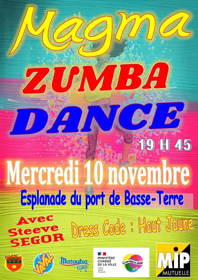 Magma Zumba Dance le mercredi 10 novembre